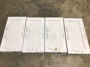 4 Cases of Florida Tile Brilliance White Rectified 12 in. x 24 in. Porcelain Floor and Wall Tile (13.3 sq. ft.  case) not used see pictures