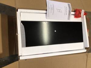 Home Decorators Bradstone 2 Drawer Black File Cabinet not used see pictures