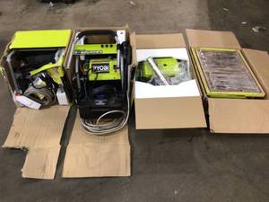 Lot of assorted Ryobi Tools open box customer returns see pictures