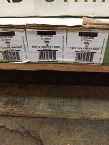 Lot of 6 cases Cap A Thread Sterling OakGray Birch Wood 47 in. L x 12 in. D x 7-38 in. H Vinyl Overlay Riser to be Used with Cap A Tread not used see pictures