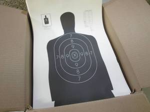 lot 1 image: (RM1) Lot of Shooting Range Paper T...