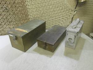 lot 41 image: (D-3) 3 Metal Boxes...