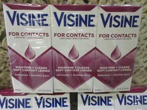 lot 95 image: (BSB) 10 Visine for Contacts Drops ...