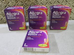 lot 96 image: (BSB) 4 Bozes Allegra Allergy Past ...