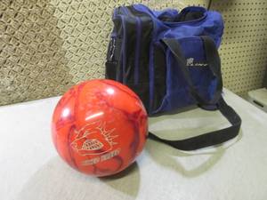 lot 130 image: (BS) Bowling Ball with Bag...