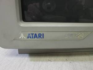 lot 173 image: (F-2) Vintage Atari SC1224 Monitor ...