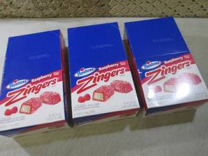 lot 182 image: (B-2) 3 Boxes of Hostess Raspberry ...