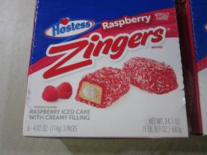 lot 183 image: (B-2) 3 Boxes of Hostess Raspberry ...