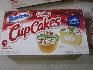 lot 193 image: (C-3) 4 Boxes of Hostess Holiday Cu...