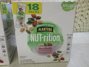 lot 204 image: (B-1) 36 Packs of Planters Nut-riti...