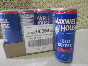 lot 216 image: (B-3) 12-Pack of Maxwell House Iced...
