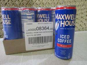 lot 217 image: (B-3) 12-Pack of Maxwell House Iced...