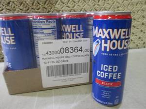 lot 218 image: (B-3) 12-Pack of Maxwell House Iced...