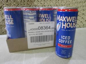 lot 219 image: (B-3) 12-Pack of Maxwell House Iced...