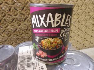 lot 221 image: (C-1) 6 Cans Mixables Pork & Vegeta...