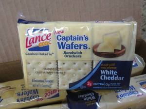 lot 231 image: (B-3) Case of White Cheddar Sandwic...