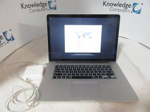 lot 2 image: Apple&nbspMacBookPro11,4&nbspINTEL(R) CORE(TM) I7-4770HQ CPU  2.20GHZ 16GB RAM 256GB HD&nbspMac OS X 10.10.3 (El Capitan)  wcharger 