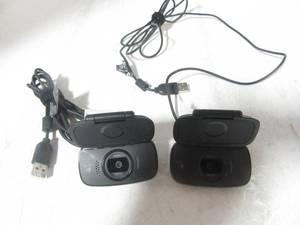 lot 11 image: 2x&nbspLogitech Auto Focus Webcams 