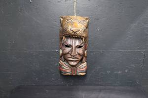 lot 7 image: NATIVE AMERICAN HANGING MASK