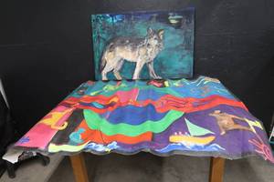 lot 29 image: ELIZABETH WHITE PAINTING