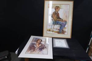 lot 35 image: WATER COLOR PAINTINGS