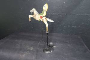lot 55 image: INDIAN HORSE BACK BALANCE TOY