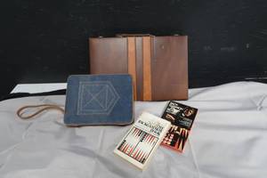lot 90 image: BACKGAMMON GAMES N BOOKS