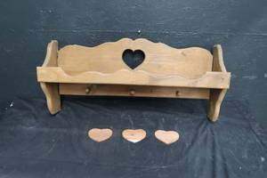 lot 132 image: SOLID WOOD SHELF