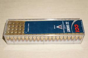 100 CCI .22 Short 29 Gr Round Nose Ammo