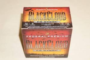 25 Federal Black Cloud 12 Ga 3 2 Shot Steel Shotshells