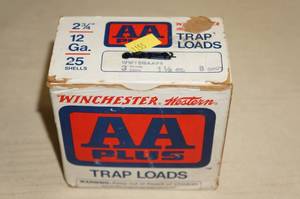 25 Winchester Western AA Plus 12 Ga 2-34 8 Shot Shotshells