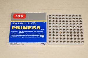100 CCI 500 Small Pistol Primers