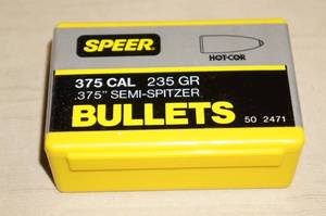 50 Speer 375 Cal 235 Gr Semi-Spitzer Bullets