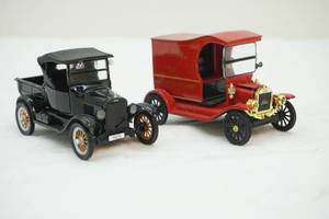 lot 32 image: Ford model trucks