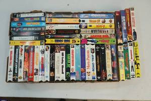 lot 50 image: VHS movies