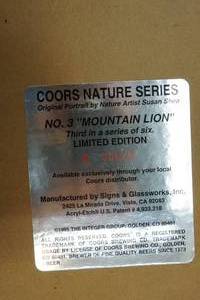 lot 87 image: Coors print