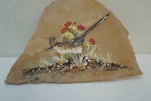 lot 107 image: Road runner on rock