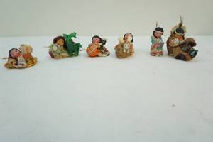 lot 112 image: Native American figures