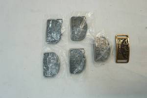 lot 130 image: Belt buckles