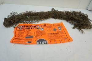 lot 164 image: Fish net, hanky