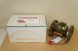 lot 24 image: Vintage Courvoisier Cognac Bottle Cannon Display