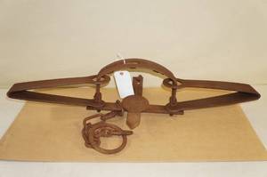 lot 38 image: Vintage Duke Long Spring Leghold Steel Bear Trap