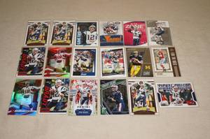 lot 62 image: 18 Tom Brady Cards - Inserts, Bucs