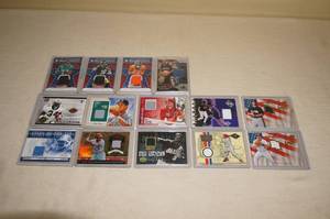 lot 64 image: Insert Baseball, Basketball and Football Cards - Patch, Garnett