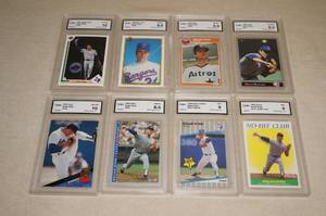lot 67 image: Graded Nolan Ryan Cards