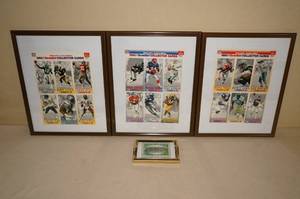 lot 92 image: Football Cards - McDonalds Uncut Sheets