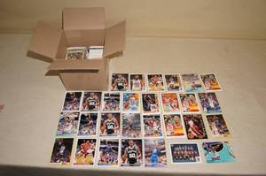 lot 55 image: Box of Basketball Cards - Mostly 90s