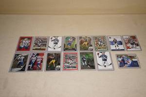lot 57 image: 14 Tom Brady Cards - Inserts