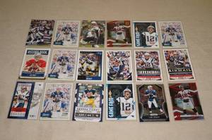lot 58 image: 18 Tom Brady Cards - Inserts, Bucs