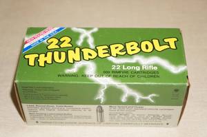 lot 104 image: 500 Remington 22 Thunderbolt .22 LR Ammo